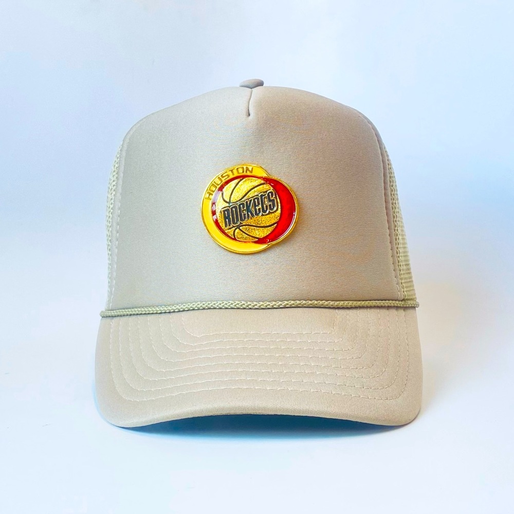 Houston Rockets Hat Vintage Gold Pendant Collection